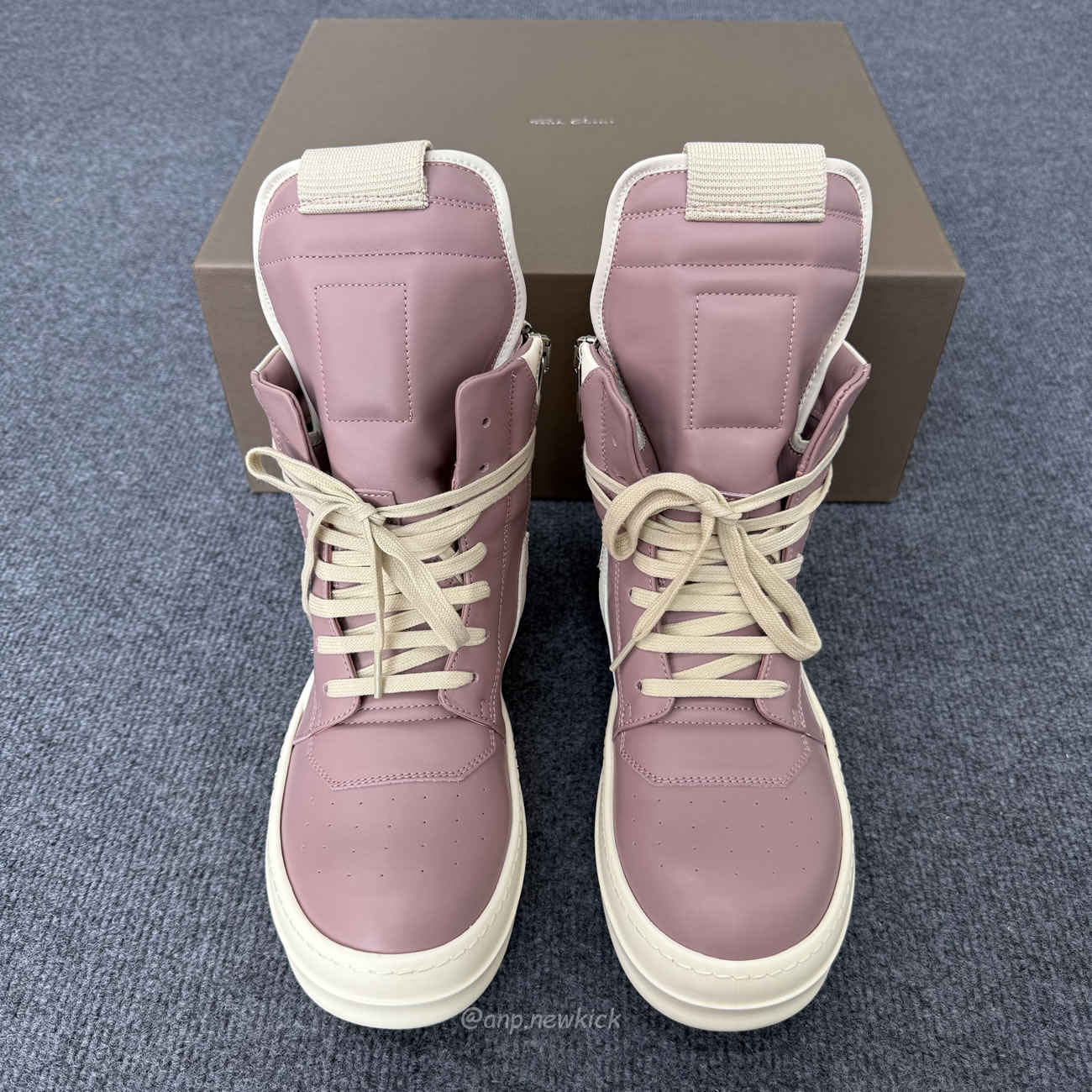 Rick Owens Geobasket Sneakers Pink (4) - www.newkick.vip